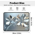 thumbnail image 4 of Floral Print Washer Dryer Top Cover, Waterproof Non-Slip Washing Machine Protector Mat for Laundry Room, Decorative Appliance Top Pad, 23.6"x19.7", 4 of 8