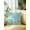 Teal, Green, White, variant on Outdoor Pillows Waterproof, Pink Monstera Deliciosa Throw Pillows with Inserts Included, Summer Botanical Tropical Indoor Outdoor Decorative Lumbar Pillow for Bed/Couch/Patio 12"x20", 1Pcs