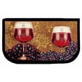 thumbnail image 2 of Kashi Home Kitchen Rug, Area Rug, Mat, Beautiful Print Non-Skid Latex Back Rossissimo 18x30 D Shape, 2 of 3