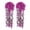 Purple, variant on Yesbay 2 Pcs Faux Hanging Flowers Artificial Vines with Blooms Fake Hanging Plants Flowers for Home Wedding Garden Yard Decoration