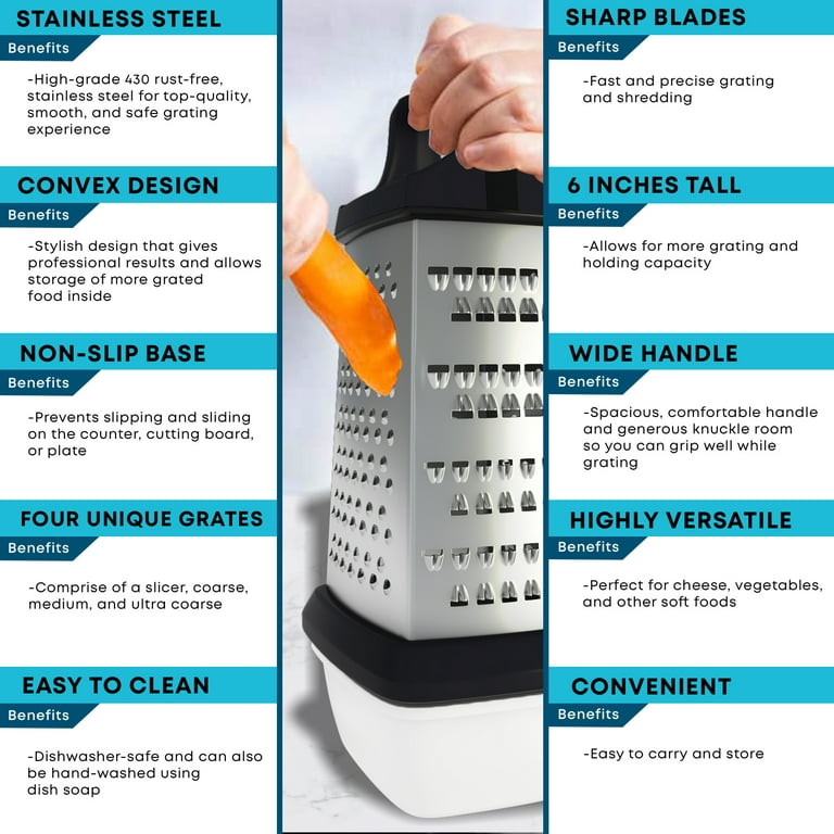 The Ultimate Cuisipro Box Grater - Experience Effortless Grating