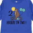 thumbnail image 4 of Inktastic 2nd Birthday Bear on Bicycle 2 Year Old Boys or Girls Long Sleeve Toddler T-Shirt, 4 of 5