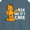 thumbnail image 3 of Garfield - Ask Me If I Care - Women's Racerback Tank Top, 3 of 5