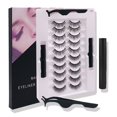 thumbnail image 1 of Magnetic Volume Eyelashes Box Package Set Full Strip 5/7/10 Pair Synthetic Natural Cilia False Dramatic Thick Eye Lashes Makeup3Pair Eyelash 19 He Qiyong unisex, 1 of 1