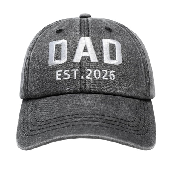 WAYUTE Father's Day Mens Letter Embroidered Baseball Caps Curved Brim Breathable Mesh Visor Sun Hat Classic Hiking Summer Outdoor