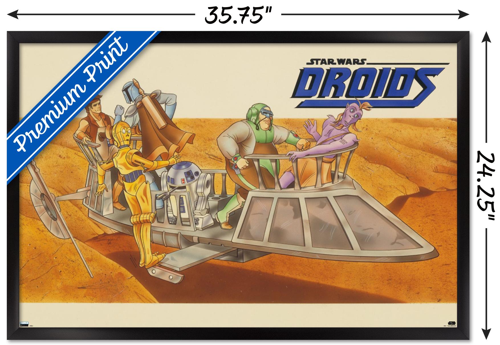 Star Wars: Droids - Desert Wall Poster, 22.375" x 34", Framed