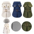 thumbnail image 2 of British Style Dog Jacket Turn-Down Collar, Washable Polyester Costume for Cold Weather, 2 of 8