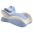 thumbnail image 4 of Almohada de cuña para cama, almohada de cuña de espuma viscoelástica, cojín antideslizante para dormir boca abajo, almohadas multifuncionales para Azul beige, 4 of 9