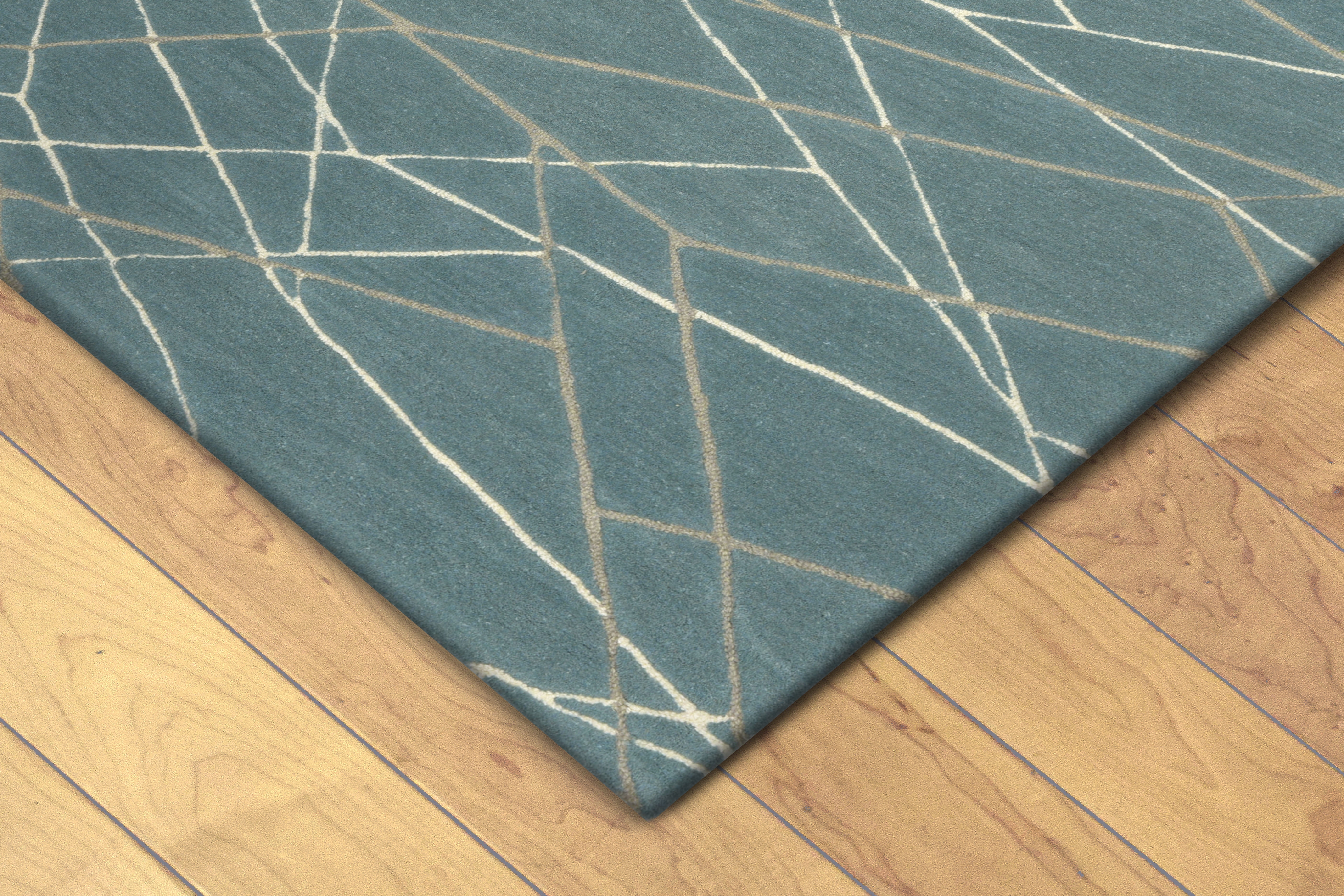 Liora Manne Seville Lines Indoor Rug Blue 42 X66 Com