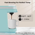 thumbnail image 3 of Cafetera CHULUX Mini para K Capsule Single Serve Aqua, 3 of 8