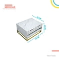 thumbnail image 2 of Mesa para café blanca blanco 15 cm x 15 cm Pido Todo MPC01WH-A2, 2 of 7