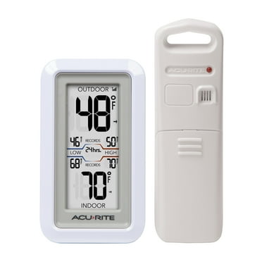 AcuRite Wireless Digital Thermometer for Indoor/Outdoor Temperature (02049A1)