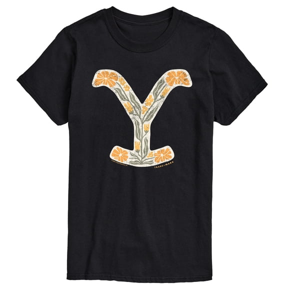 Yellowstone - Floral Logo - Men's Short Sleeve Graphic T-Shirt