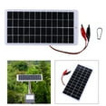 thumbnail image 2 of Solar Panel 10W 12V Outdoor DIY Solar Cells Charger Polysilicon Panels USB Outdoor Portable Solar for Outdoor Lamp Pump, 2 of 8