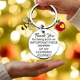 thumbnail image 5 of DESIGNICE Teacher Keychain Teachers Appreciation Gifts for Women Thank You Gift for Graduation Christmas Valentines End of Year, 5 of 11