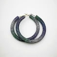 thumbnail image 1 of Juego de 6 pares de pendientes de aro de cristal de colores para mujer, superventas, baratos, color 04, 1 of 5