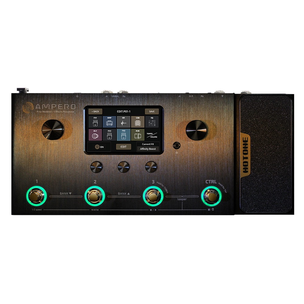 Hotone Multi-Effects Pedal with Expression Pedal Stereo OTG USB Audio  Interface