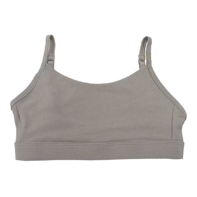 Brasier Hanes Para Mujer con Elástico en la Cintura con Tirantes Ajustables Gris Talla G