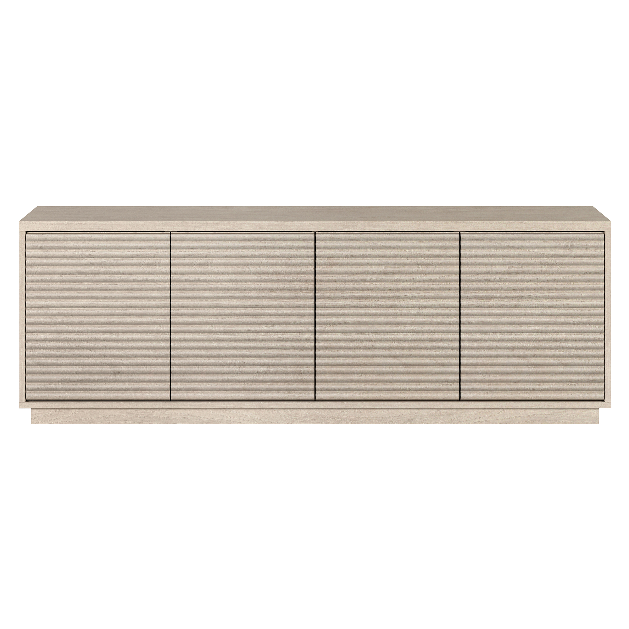 Tullis Rectangular TV Stand for TV's up to 78" in Alder White