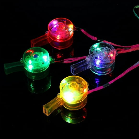 Silbato luminoso para niños, accesorios para actividades de concierto, silbato LED, silbato fluorescente para conciertos en bares y karaokes