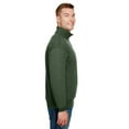 thumbnail image 3 of Unisex 9.5 oz., 80/20 Quarter-Zip Pullover Sweatshirt - HUNTER GREEN - L, 3 of 3