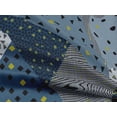 thumbnail image 4 of oneOone Rayon Midnight Blue Fabric Triangle Geometric Quilting Supplies Print Sewing Fabric By The Yard 56 Inch Wide, 4 of 5