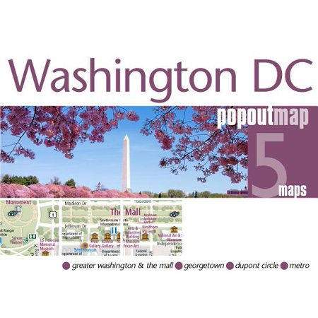 Washington Dc Popout Map: 9781910218549 (Best Ramen In Washington Dc)