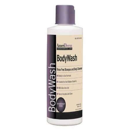 Bodywash Rinse-Free Shampoo And Body Cleaner 8 oz.