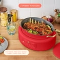 thumbnail image 4 of Beautiful 10-in-1 , 6 Qt Electric Multi-Cooker, Tomato Red by Drew Barrymore, 4 of 21