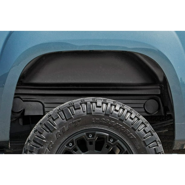 Rough Country Rear Wheel Well Liners (fits) 20072013 GMC Sierra 1500