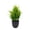 Green#04, variant on Linnome Artificial Green Plants Potted Fake Foliage Shrubs with Dark Pots Mini Faux Greenery for Desk Shelf Indoor Home Tabletop Decor