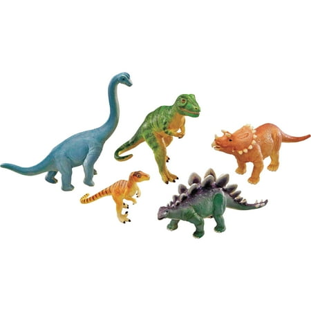 Learning Resources, LRN0786, Plastic Dinosaurs, 5, Assorted