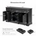 thumbnail image 2 of Innovative Farmhouse Coffee Bar Cabinet: Spacious Interior, Minimal Area & Sturdy Construction, 2 of 26