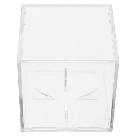 QIFULL Baseball Cube Baseball Display Accessory Acrylic Storage Sports Ball Display 1Pcs