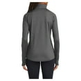 thumbnail image 2 of Yellow Rooster Women's Sport Wick Stretch 1/2 Zip Pullover Charcoal Grey Heather XL, 2 of 7