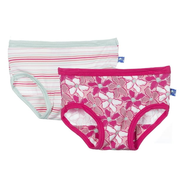 KicKee Pants KicKee Pants Little Girl Underwear (Set of 2) Desert Flower & Girl Desert Stripe