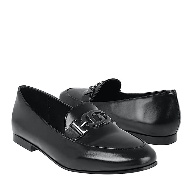 MOCASINES STYLO MUJER 2946 SIMIPIEL NEGRO