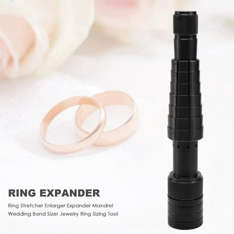 Ring Stretcher Enlarger Expander Mandrel Wedding Band Sizer Jewelry Tool 