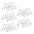 thumbnail image 5 of Soimiss 5Pcs Clear Acrylic Place Cards Name Display Rack Double Side Tent Shaped Holders, 5 of 8