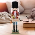 thumbnail image 2 of Outdoor Decor Nutcracker Christmas Ambiance Xmas Nutcrackers Small Figures Clip 38cm Plush, 2 of 6
