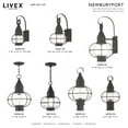 thumbnail image 2 of Livex Lighting - Newburyport - 1 Light Outdoor Wall Lantern in Bohemian Style -, 2 of 9