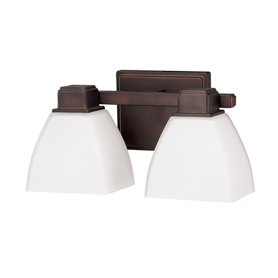 Capital Lighting 8512BB-216 2 Light Bathroom Light, Burnished Bronze
