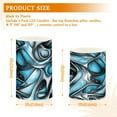 thumbnail image 6 of Blue and White Shapes Set of 2 Flameless LED Candles Remote and Timer Indoor Outdoor, 6 of 7