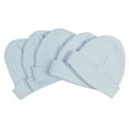 thumbnail image 2 of Bambini Baby Hats Pastel Blue Beanie (Set of 5), 2 of 3