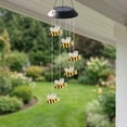 thumbnail image 7 of Fridja Solar Bee Toy Wind Chime 25 Inch Outdoor Bee Toy Decorative Wind Chime, 7 of 7