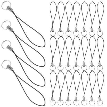 SOPOTUTU 100Pcs Rust Resistant Phone Lanyards for Hanging Durable Phone Straps for Keys ID and Mobile Devices