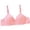 Pink, variant on SIYUDAN Women's Reducing Push Up Small Cup Thin Wire Breathable Jacquard Bow Bra Bras for Women Womens Seamless Wireless Full Coverage T-Shirt Bra, Size 75B