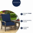 thumbnail image 6 of ARDEN Outdoor Foam Deep Seat Cushion Set, 24 in x 24 in, Weather-Proof, Rain-Proof, Fade Resistant Patio Cushion, Bottom and Back Cushion for Chair, Sofa, and Couch Sapphire Morrison Floral, 6 of 9