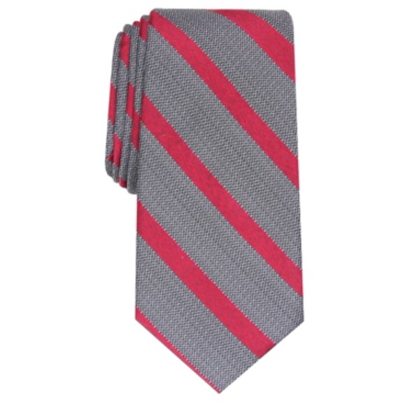 Alfani RED Men's Slim Stripe Tie, US One Size