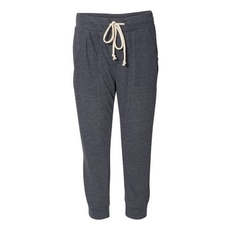 Alternative Eco Cropped Eco-Jersey Jogger Pants, Eco True Navy, Small